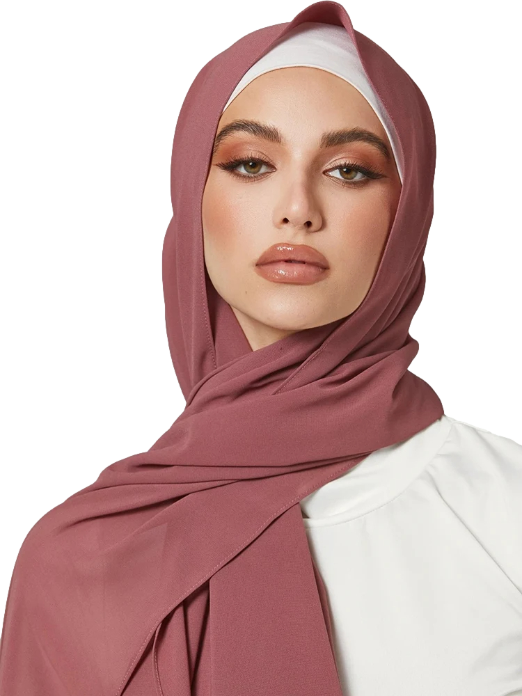 'Mauve' Chiffon Hijab