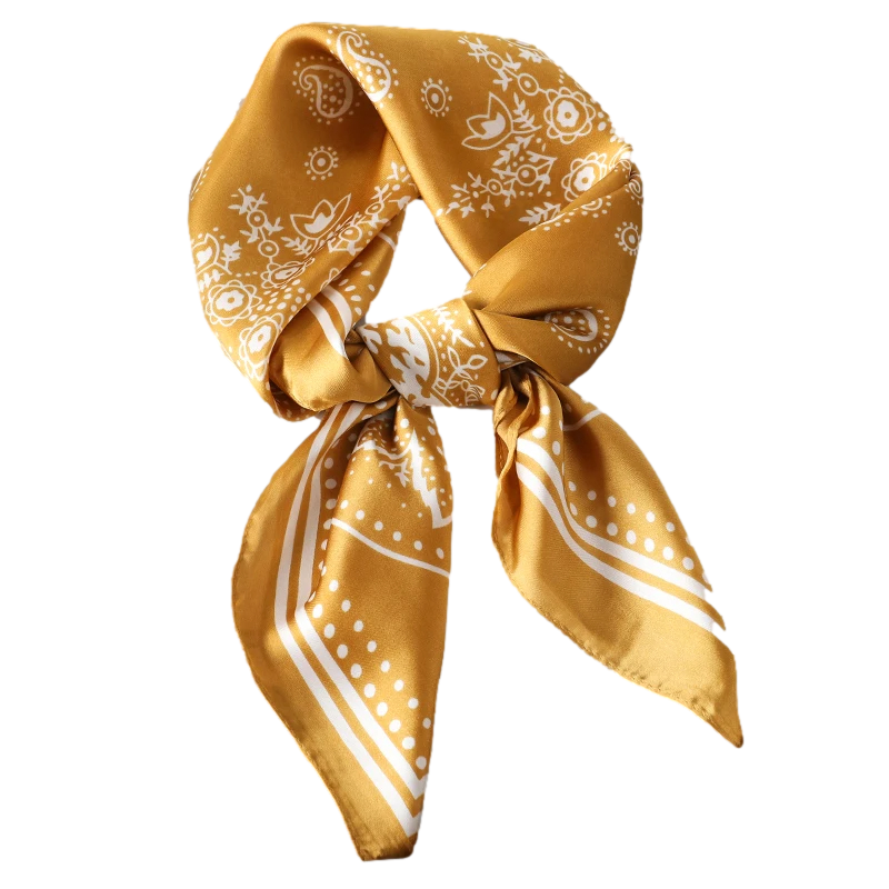 'Sultry Sage' Luxe Scarf | 35" Square Scarf