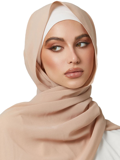 'Mauve' Chiffon Hijab