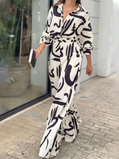 Black White Single Breasted Jumpsuit