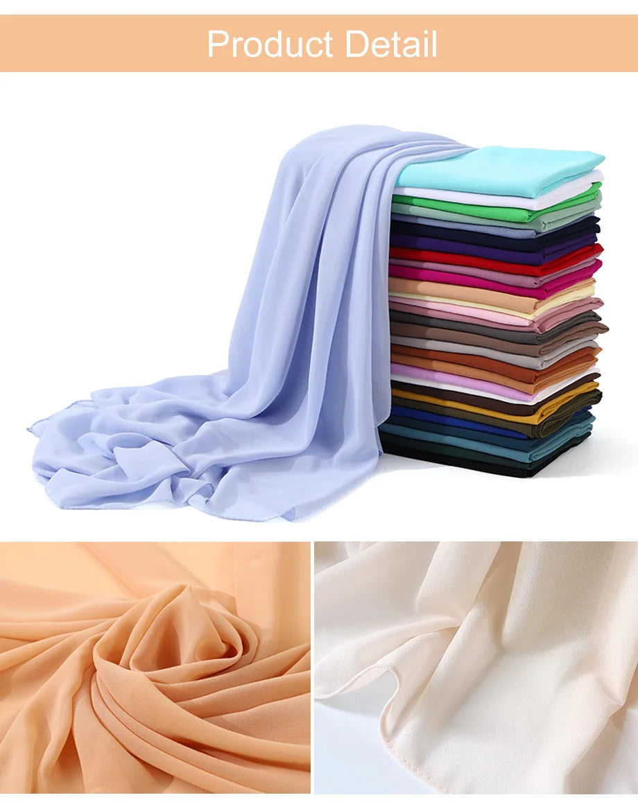 Chiffon Hijab | Lightweight & Airy Veil for the Modest Woman