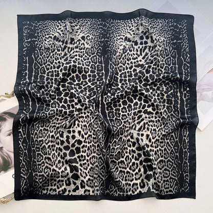 Midnight Leopard | Gray, Black, Ivory