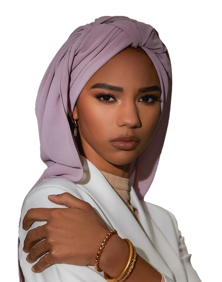 'Lady Lavender' Chiffon Hijab