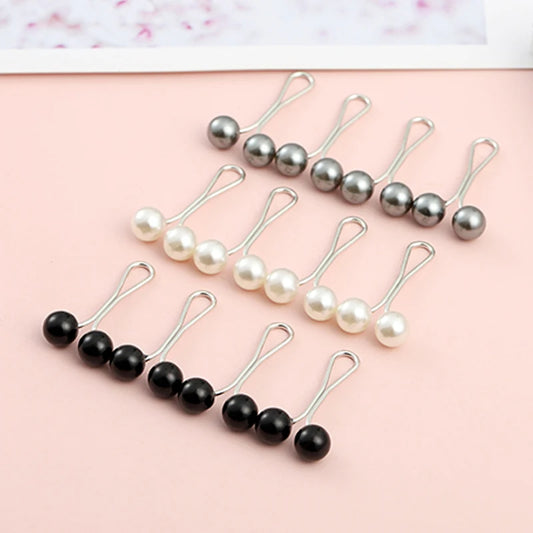 Head Scarf Pearl Clips