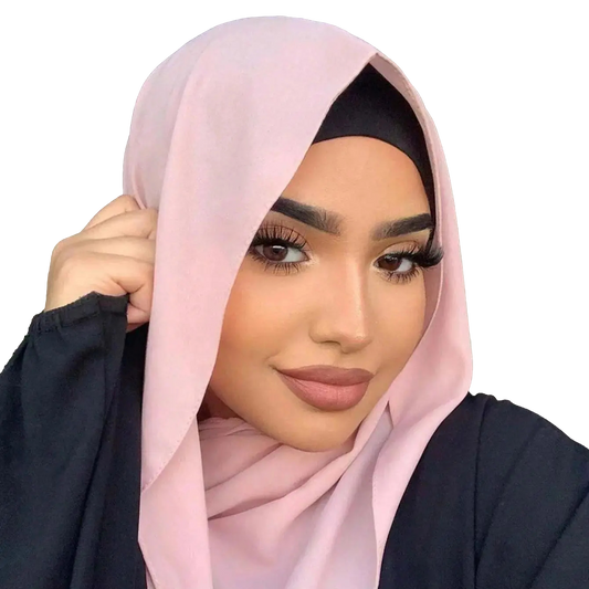'Pretty in Pink' Chiffon Hijab
